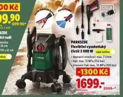 Lidl Flexibilní vysokotlaký čistič 2000 w nabídka