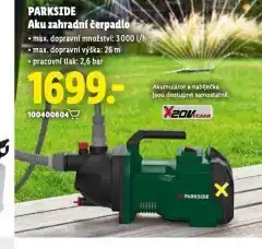 Lidl Aku zahradní čerpadlo nabídka