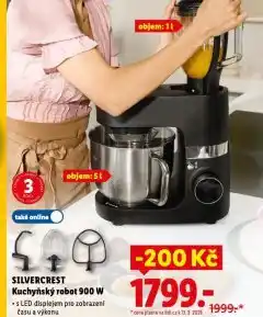 Lidl Kuchyňský robot 900 w nabídka