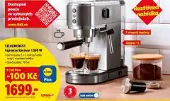 Lidl Espresso kávovar 1350 w nabídka