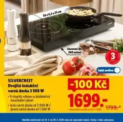 Lidl Dvojitá indukční varná deska 3500 w nabídka