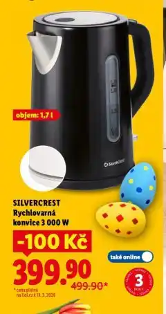 Lidl Rychlovarná konvice 3000 w nabídka