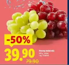 Lidl Hrozny stolní mix nabídka