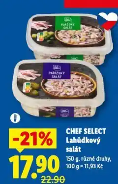 Lidl Lahůdkový salát nabídka