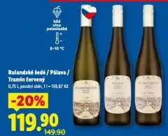 Lidl Tramín červený nabídka