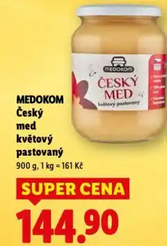 Lidl Český med smíšený medokom nabídka