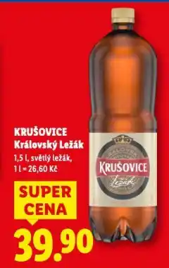 Lidl Pivo krušovice nabídka