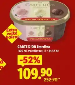 Lidl Zmrzlina carte d'or nabídka