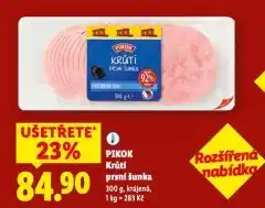 Lidl Krůtí prsní šunka nabídka