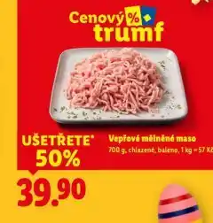 Lidl Vepřové mělněné maso nabídka