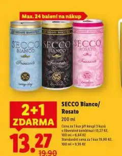 Lidl Secco rosato nabídka