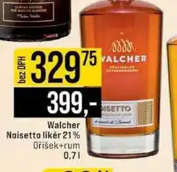 Jip Walcher Noisetto likér 21% Oříšek+rum 0,7l nabídka