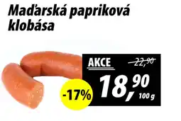 ZEMAN Maďarská papriková klobása nabídka