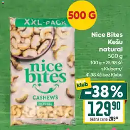 Billa Nice Bites Kešu natural nabídka