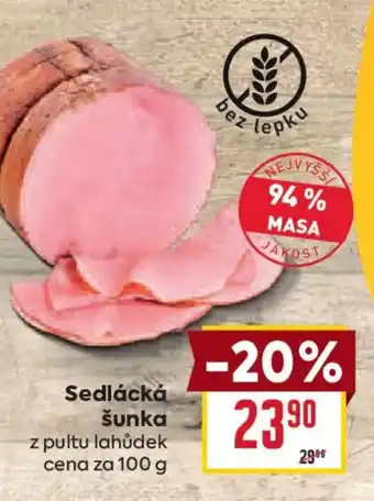 Billa Sedlácká šunka nabídka