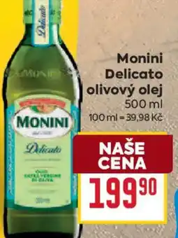 Billa Monini Delicato olivový olej nabídka