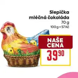 Billa Slepička mléčná čokoláda nabídka
