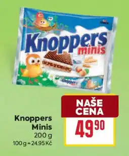 Billa Knoppers Minis nabídka