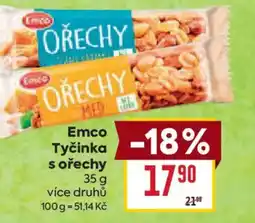 Billa Emco Tyčinka s ořechy nabídka