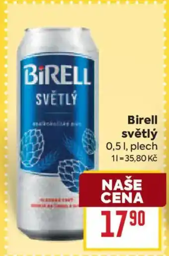 Billa Birell světlý nabídka