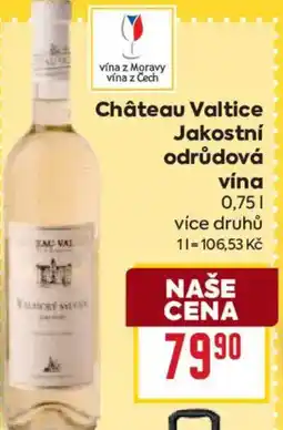 Billa Château Valtice Jakostní odrůdová vína nabídka