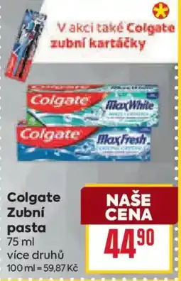 Billa Colgate Zubní pasta nabídka