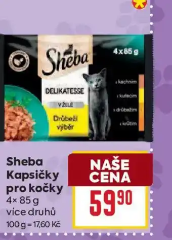 Billa Sheba Kapsičky pro kočky nabídka