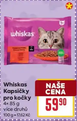 Billa Whiskas Kapsičky pro kočky nabídka