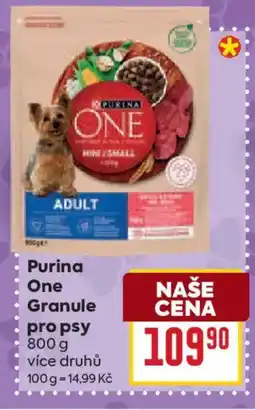 Billa Purina One Granule pro psy nabídka
