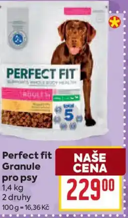 Billa Perfect fit Granule pro psy nabídka