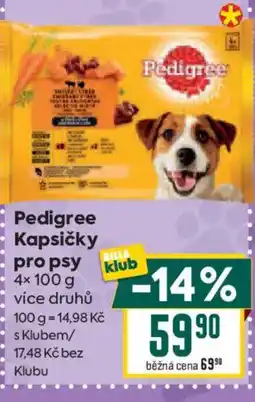 Billa Pedigree Kapsičky pro psy nabídka
