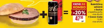 Billa Babiččina sekaná v bulce + Coca-Cola nabídka