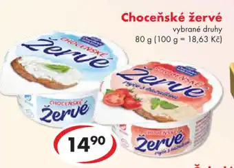CBA Choceňské žervé nabídka