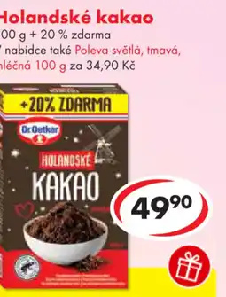 CBA Dr.Oetker Holandské kakao nabídka