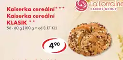 CBA Kaiserka cereální Kaiserka cereální Klasik nabídka