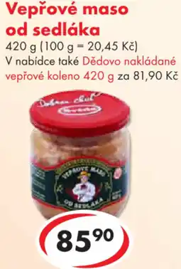 CBA Vepřové maso od sedláka nabídka