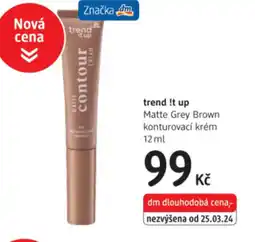 dm drogerie Trend !t up matte grey brown konturovací krém nabídka
