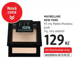 dm drogerie MAYBELLINE NEW YORK Fit me Matte+Poreless pudr nabídka