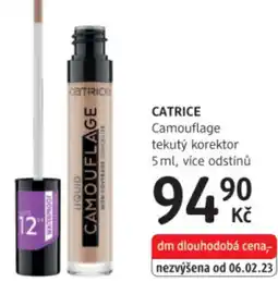 dm drogerie CATRICE Camouflage tekutý korektor nabídka