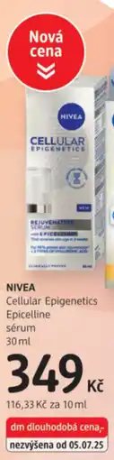 dm drogerie NIVEA Cellular Epigenetics Epicelline sérum nabídka