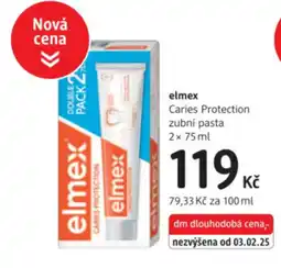 dm drogerie Elmex Caries Protection zubní pasta nabídka
