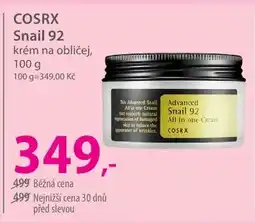 Hebe COSRX Snail 92 krém na obličej nabídka