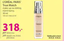 Hebe L'ORÉAL PARIS True Match make-up na obličej nabídka