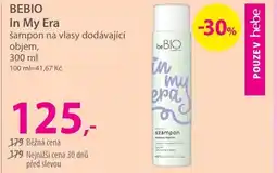 Hebe BEBIO In My Era šampon na vlasy dodávající objem nabídka