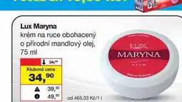 Barvy a laky drogerie Lux Maryna krém na ruce obohacený o přírodní mandlový olej nabídka