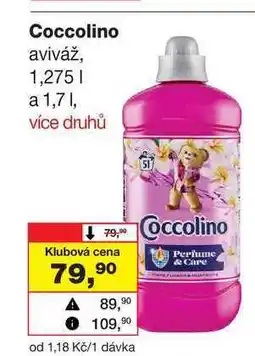 Barvy a laky drogerie Coccolino aviváž, 1,2751 a nabídka