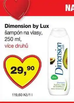 Barvy a laky drogerie Dimension by Lux šampón na vlasy nabídka