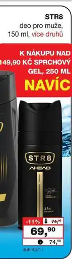 Barvy a laky drogerie STR8 deo pro muže nabídka
