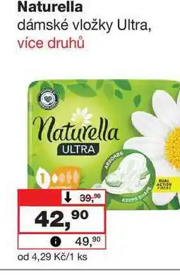 Barvy a laky drogerie Naturella dámské vložky Ultra, více druhů nabídka