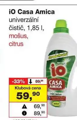 Barvy a laky drogerie iO Casa Amica univerzální čistič nabídka